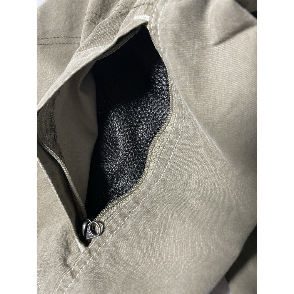 Kuhl Born in the Mountains Khaki Shorts Gray Men's Side Zip Pockets Size 36 EUC - Picture 12 of 12